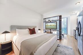 Incredible top floor studio with view