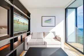 Incredible top floor studio with view