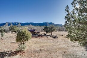 Airy Pine Cabin w/ Wraparound Deck Near Trails!