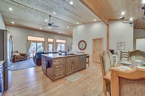 Airy Pine Cabin w/ Wraparound Deck Near Trails!