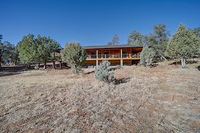 Airy Pine Cabin w/ Wraparound Deck Near Trails!