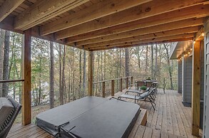 Waterfront Terry Home w/ 3 Decks & Hot Tub!