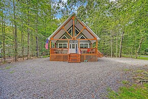 1 Mi to Beach: Pocono Lake Chalet w/ Decks