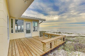 Beachfront Alligator Point Retreat: Steps to Sand!