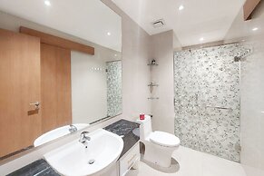 Brand New and Nice 2BR Apartment at The Reiz Condominium Medan By Trav