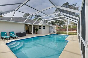 Coastal Palm Coast Home w/ Heated Pool + Lanai!