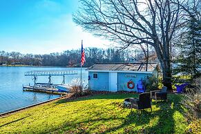 Lakefront Paw Paw Cottage w/ Boats & 2 Docks!