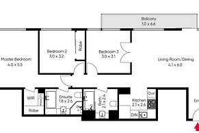 Spacious 3-bed Unit in Melbourne CBD w/ Pool & Gym