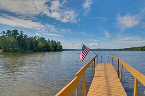 Panther Pond Cabin w/ 200 Ft Sand Beach & Dock!