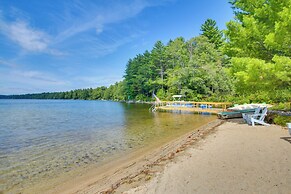 Panther Pond Cabin w/ 200 Ft Sand Beach & Dock!