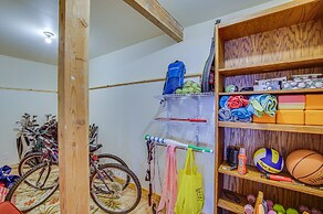 Hat Island Home w/ Stunning View & Wraparound Deck