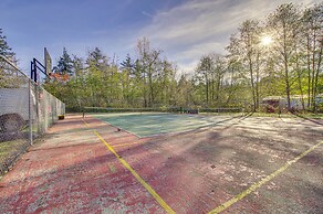 Hat Island Home w/ Stunning View & Wraparound Deck