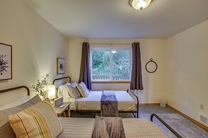 Hat Island Home w/ Stunning View & Wraparound Deck