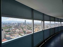 High-rise Reforma Apartment , 2bdr, 2bath,