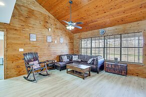 Near Lake Fork: Home w/ Fire Pit in Yantis!