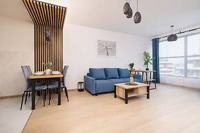 Dark Blue Apartment in Kraków by Renters
