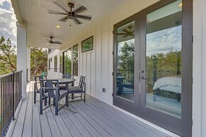 Walk to Beach: Farmhouse w/ Lake Travis Views!