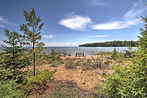 Rustic De Tour Village Cabin w/ Deck on Lake Huron