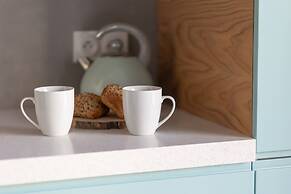 Bright Blue Apartment by Renters