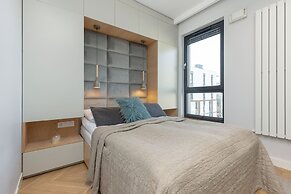 Bright Blue Apartment by Renters