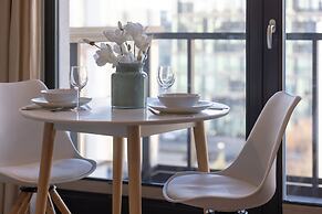 Bright Blue Apartment by Renters