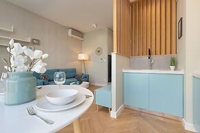 Bright Blue Apartment by Renters