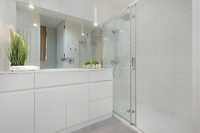 Bright Blue Apartment by Renters