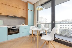 Bright Blue Apartment by Renters