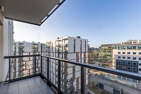 Bright Blue Apartment by Renters