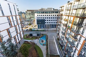 Bright Blue Apartment by Renters