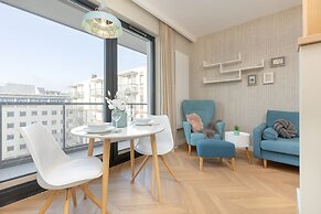 Bright Blue Apartment by Renters
