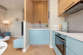 Bright Blue Apartment by Renters