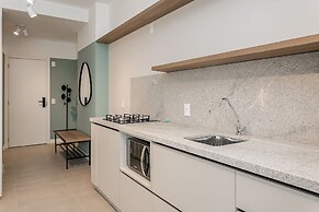 Studios Tower by Viva - Prédio com piscina e estacionamento no centro 