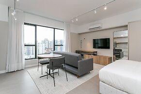 Studios Tower by Viva - Prédio com piscina e estacionamento no centro 