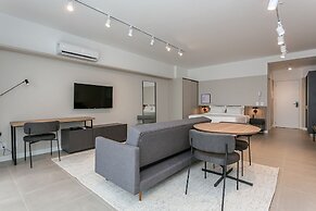 Studios Tower by Viva - Prédio com piscina e estacionamento no centro 