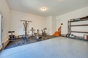 Home Gym & Fireplace: Roaring River Retreat