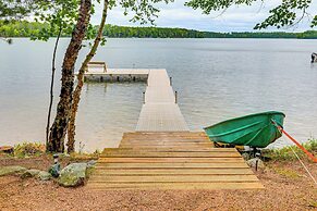 Lakefront Eagle River Cabin w/ Fire Pit & Porch