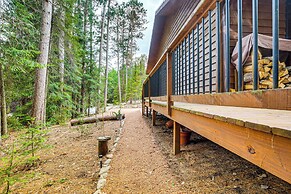 Lakefront Eagle River Cabin w/ Fire Pit & Porch