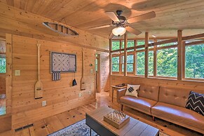 Lakefront Glass House Cabin w/ Mountain Views!