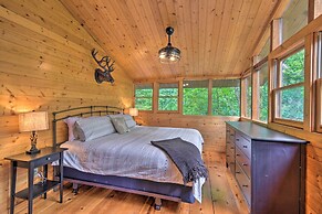 Lakefront Glass House Cabin w/ Mountain Views!