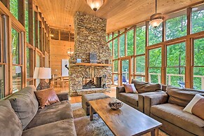 Lakefront Glass House Cabin w/ Mountain Views!