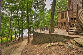 Lakefront Glass House Cabin w/ Mountain Views!