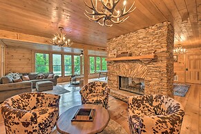 Lakefront Glass House Cabin w/ Mountain Views!