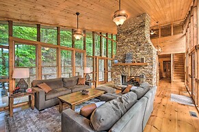 Lakefront Glass House Cabin w/ Mountain Views!