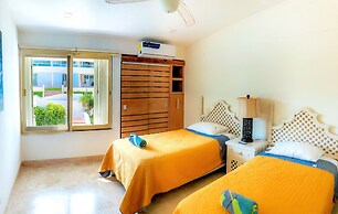 Private pool in beach front Villa