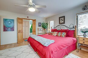 Serene Santa Fe Getaway w/ Hot Tub & Fireplace!