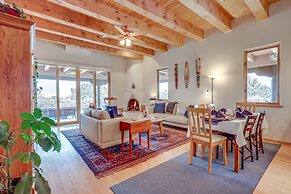 Serene Santa Fe Getaway w/ Hot Tub & Fireplace!