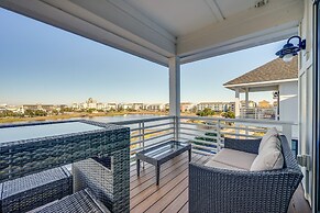 Lakefront Carolina Beach Townhome w/ 3 Balconies!