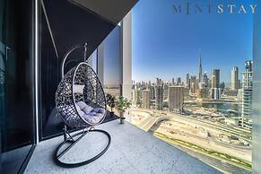 Cozy Studio w Burj Khalifa Balcony Retreat