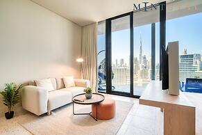 Cozy Studio w Burj Khalifa Balcony Retreat